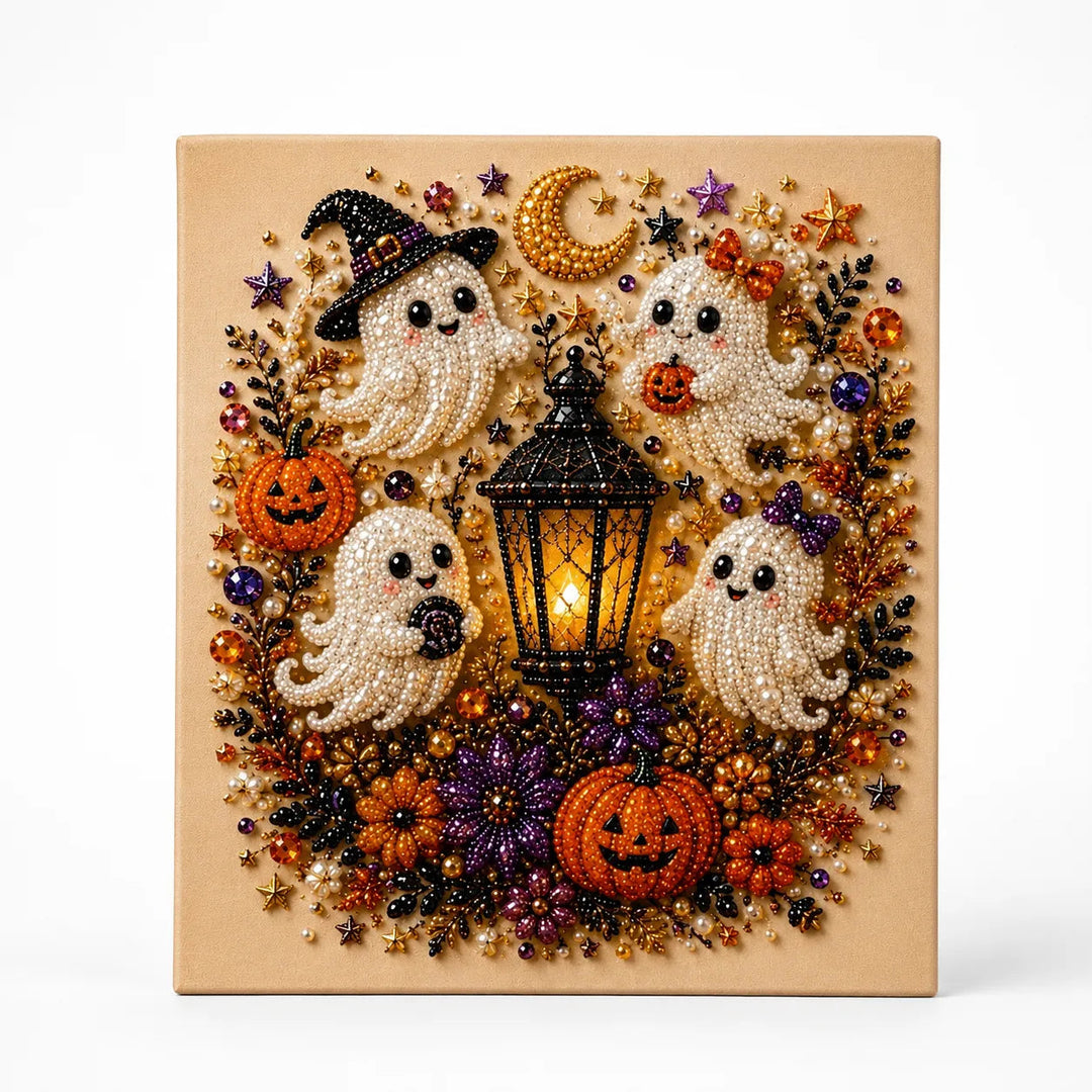 Beadory – Halloween Pearl Bead Craft Kit, Cozy Wall Art DIY