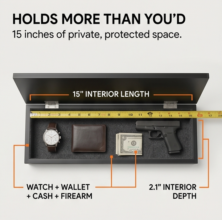 Vaultedge™ - Floating Wall Shelf with Hidden Compartment