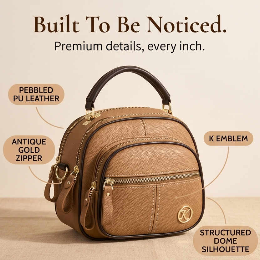 Velora™ – Multi-Compartment Crossbody Bag