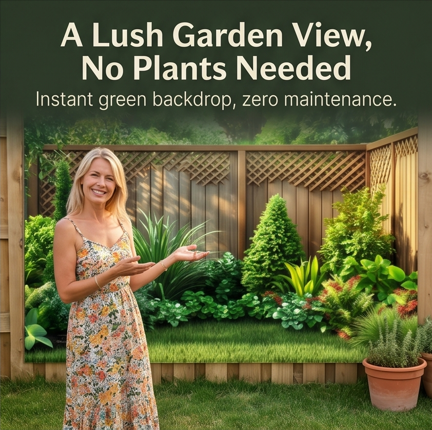 Verdara™ – Lush Garden Backdrop Banner