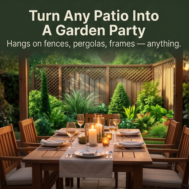 Verdara™ – Lush Garden Backdrop Banner